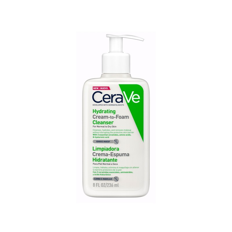 Cerave Limpiadora Crema-Espuma Hidratante 236Ml