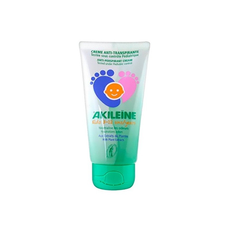 Akileine Kids Crema Antitranspirante Niños 50 Ml