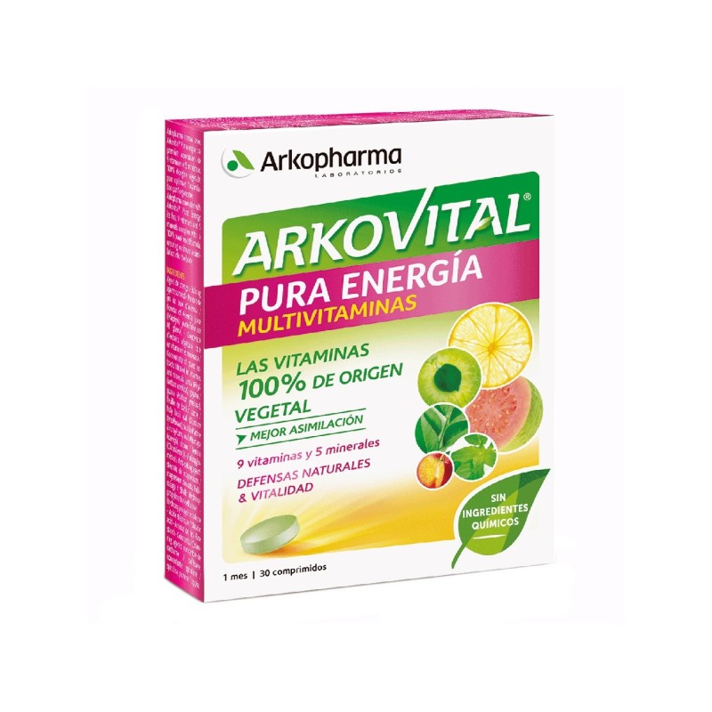 Arkovital Pura Energia 30 Comprimidos