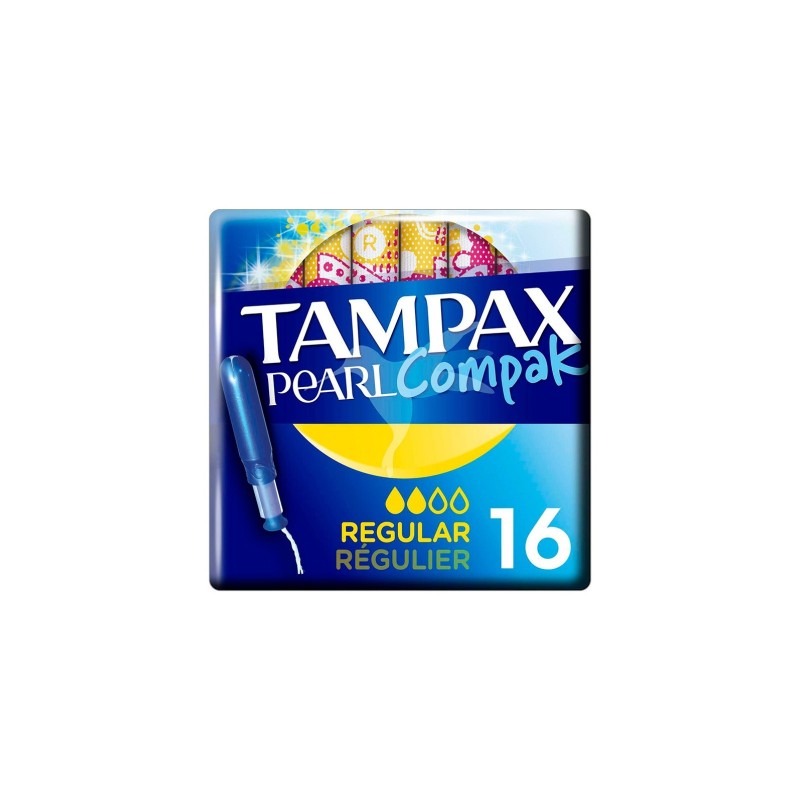 Tampax Compak Pearl Tampones Con Aplicador Regular 16U