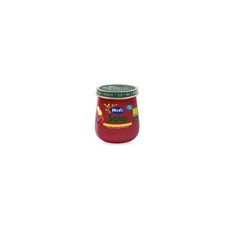 Hero Baby Solo Manzana Fresa Arandanos 120Gr