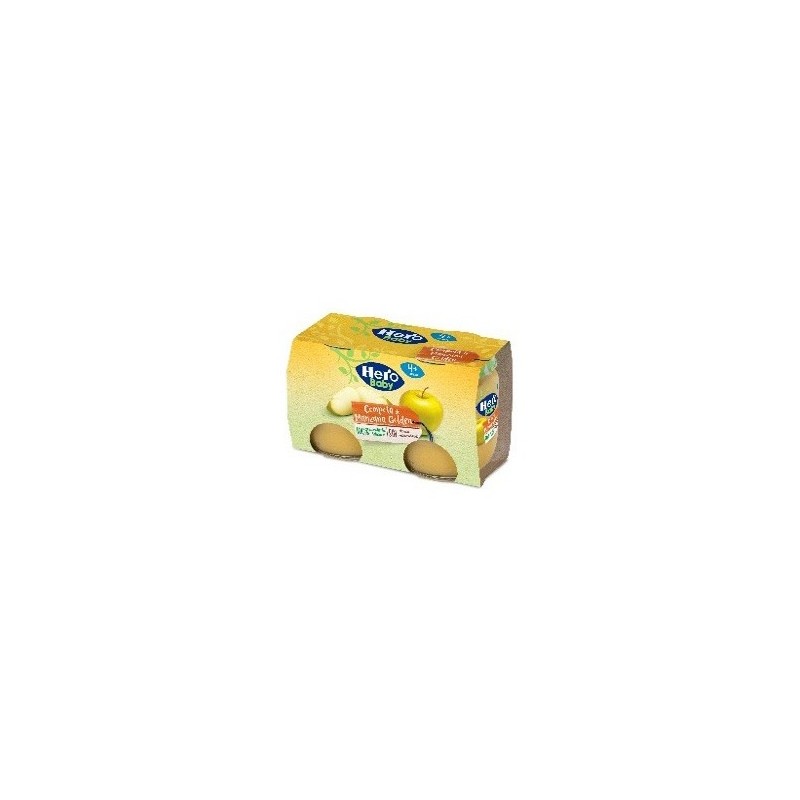 Hero Baby Compota De Manzana 2X120Gr