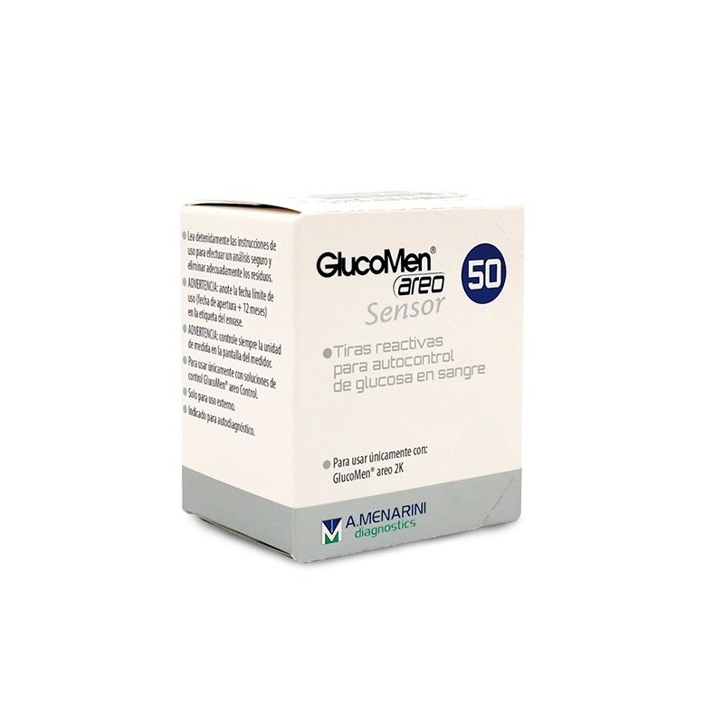 Glucomen Areo Sensor Glucosa  50 Tiras