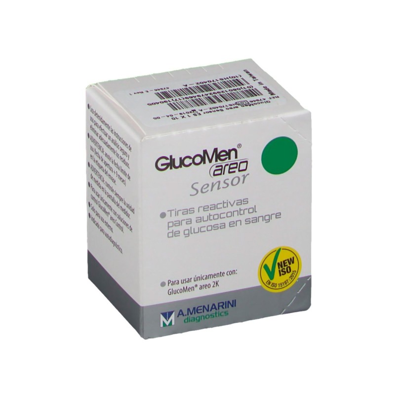 Glucomen Areo Sensor Glucosa 100 Tiras