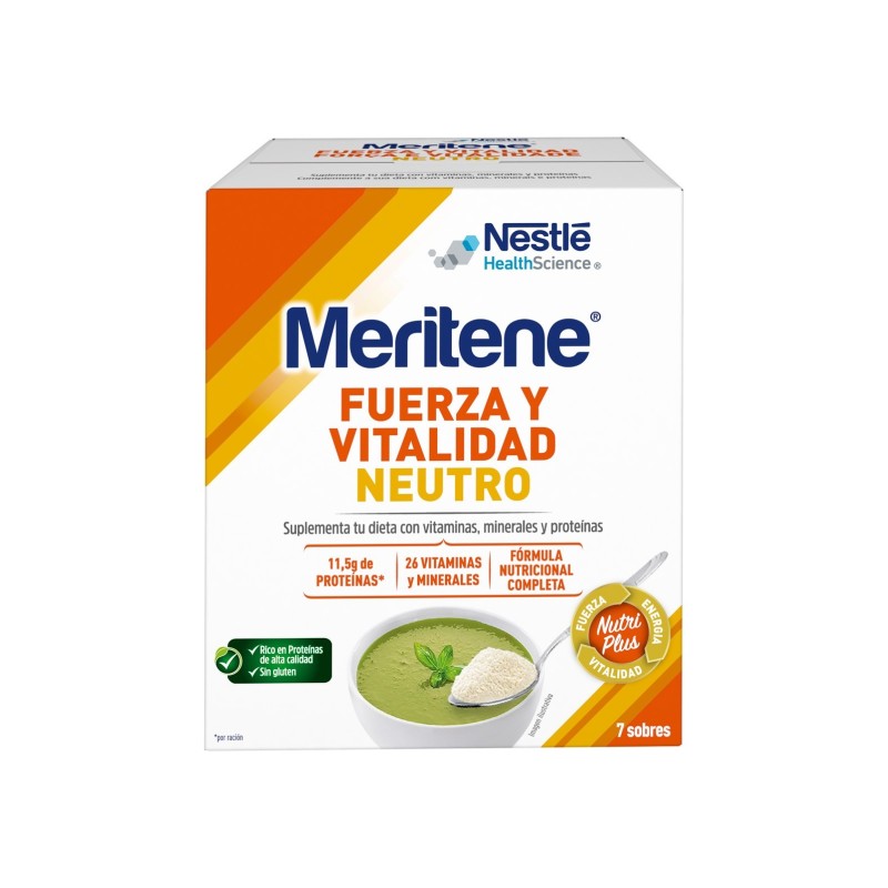 Meritene Neutro Al Plato 7 Sobres X 50G