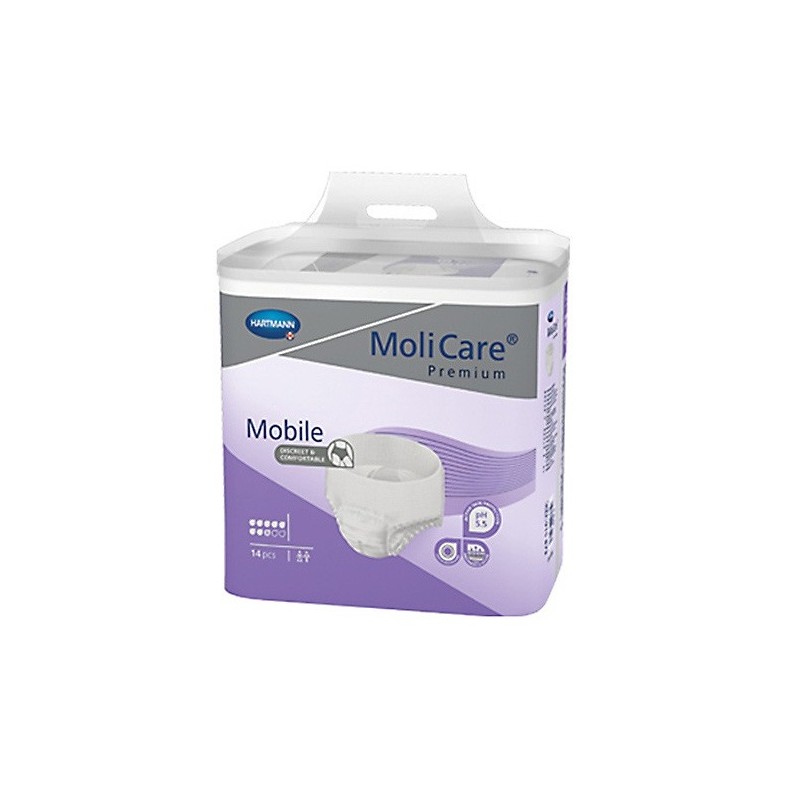 Molicare Premium Mobile 8 Gotas Talla M 14 Unidades