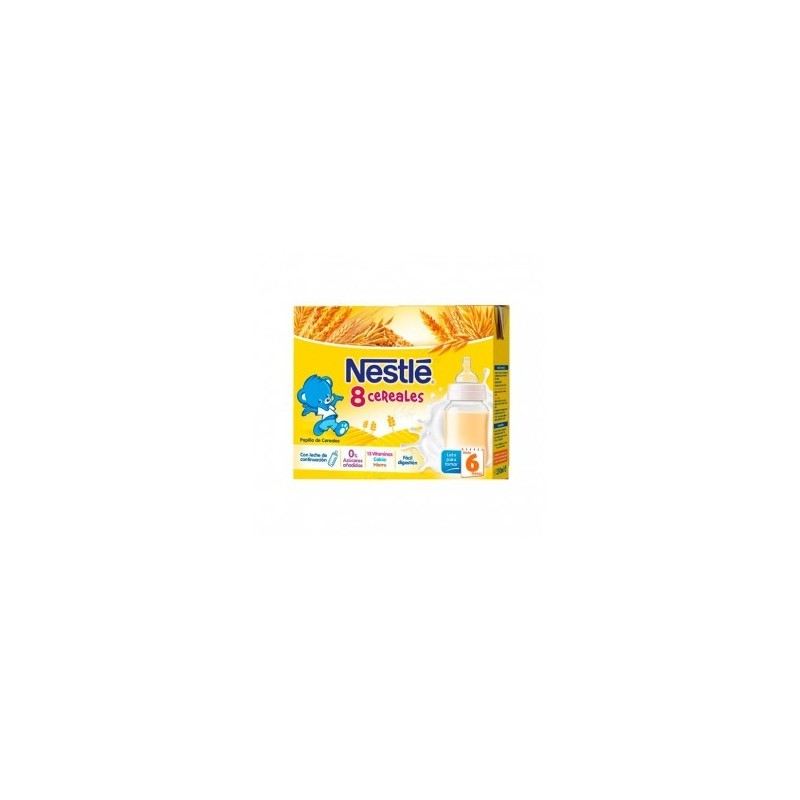 Nestlé Papilla Líquida 8 Cereales 2X250Ml