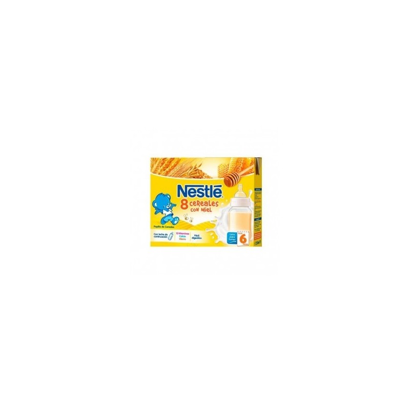 Nestlé Papilla Líquida Multicereales Con Miel 2X250Ml