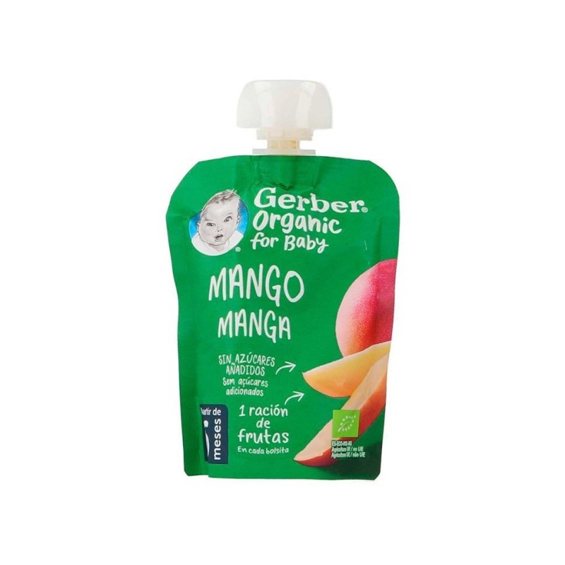 Nestle Gerber Pouch Organic Mango 90Gr