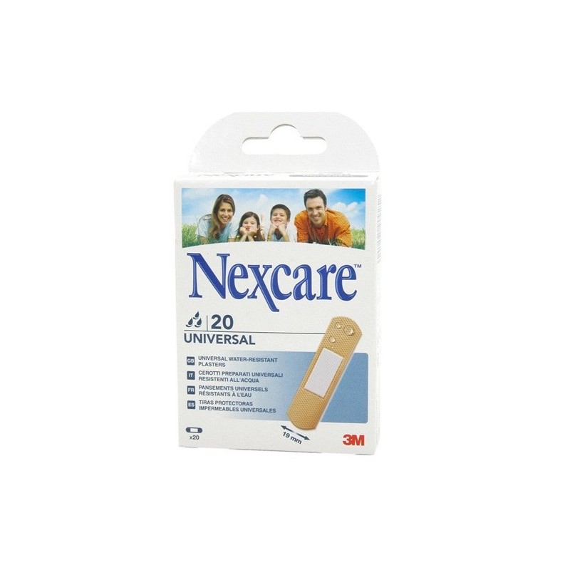 Nexcare Plastico 20 Tiras 19X76 Mm