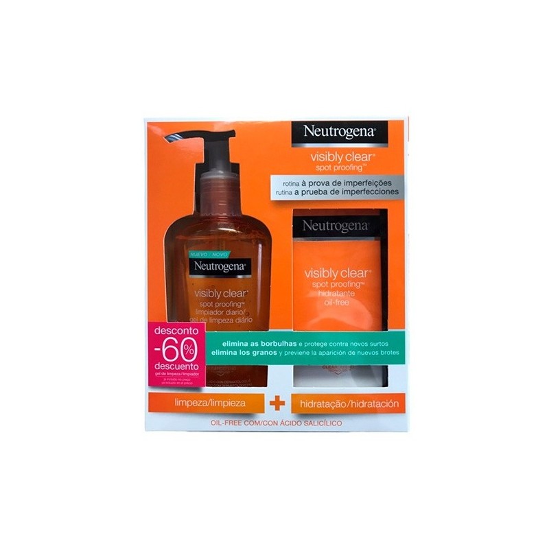 Neutrogena Visibly Clear Hidratante Oil-Free + Limpiador Jabón