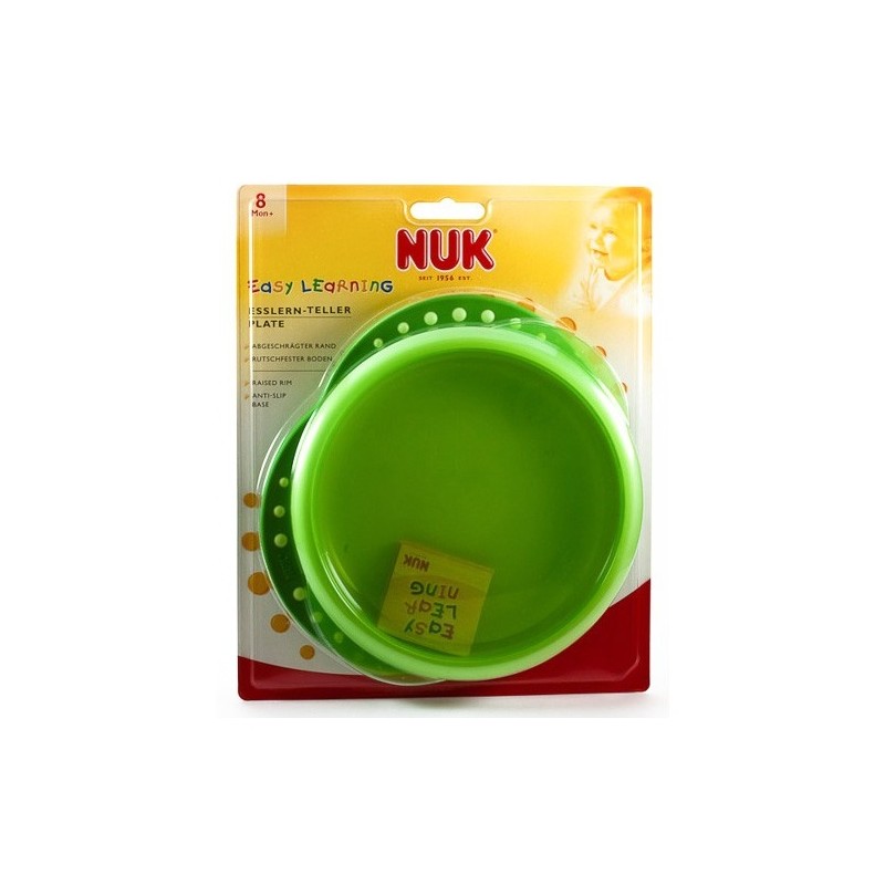 Nuk Plato Con Tapa Easy Learning