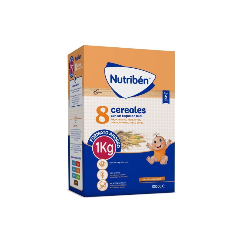 Nutriben 8 Cereales Miel 1000Gr