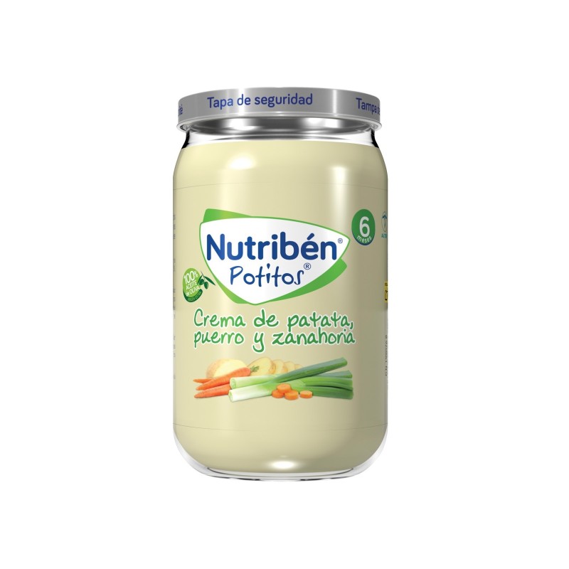 Nutribén Crema De Patatas, Puerro Y Zanahoria 235Gr