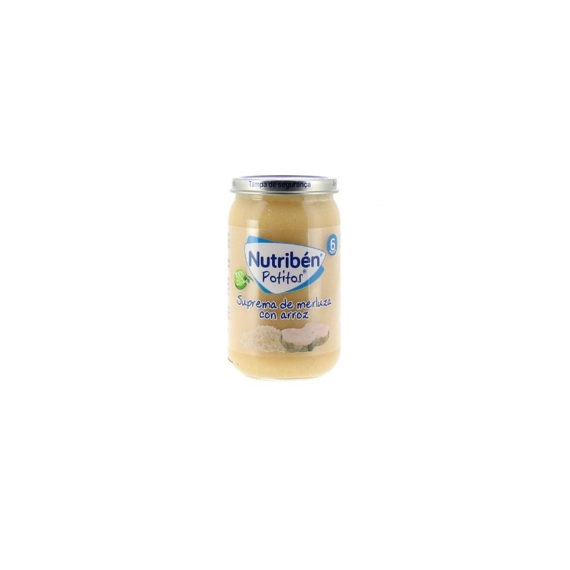 Nutribén Potito Suprema De Merluza Con Arroz 235Gr