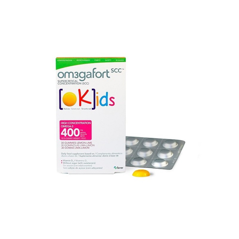 Omegafort Okids 30 Pastillas