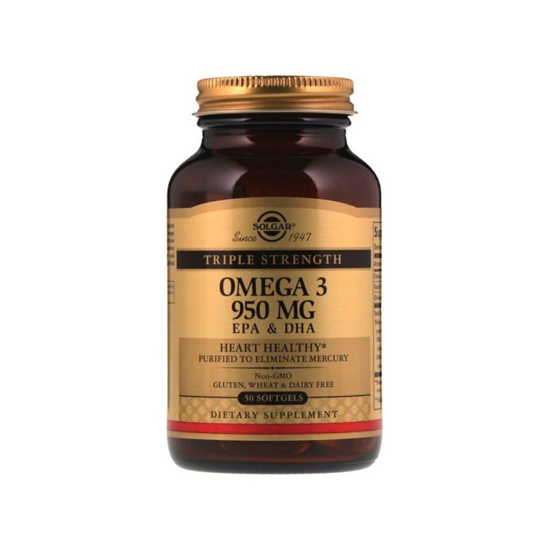 Solgar Omega 3 Triple Conc 50 Cápsulas Blandas