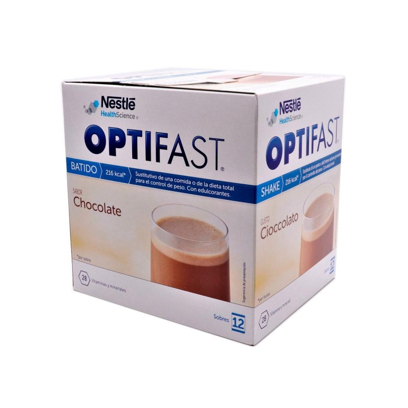 Optifast Batido Chocolate 12 Sobres 55G