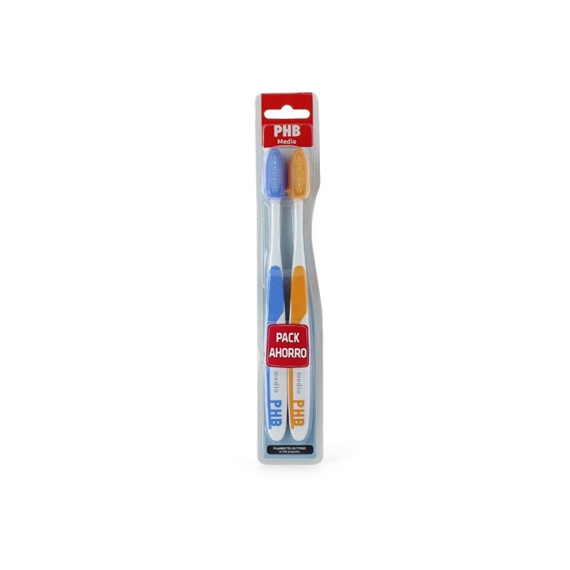 Cepillo Dental Phb Plus Medio Duplo