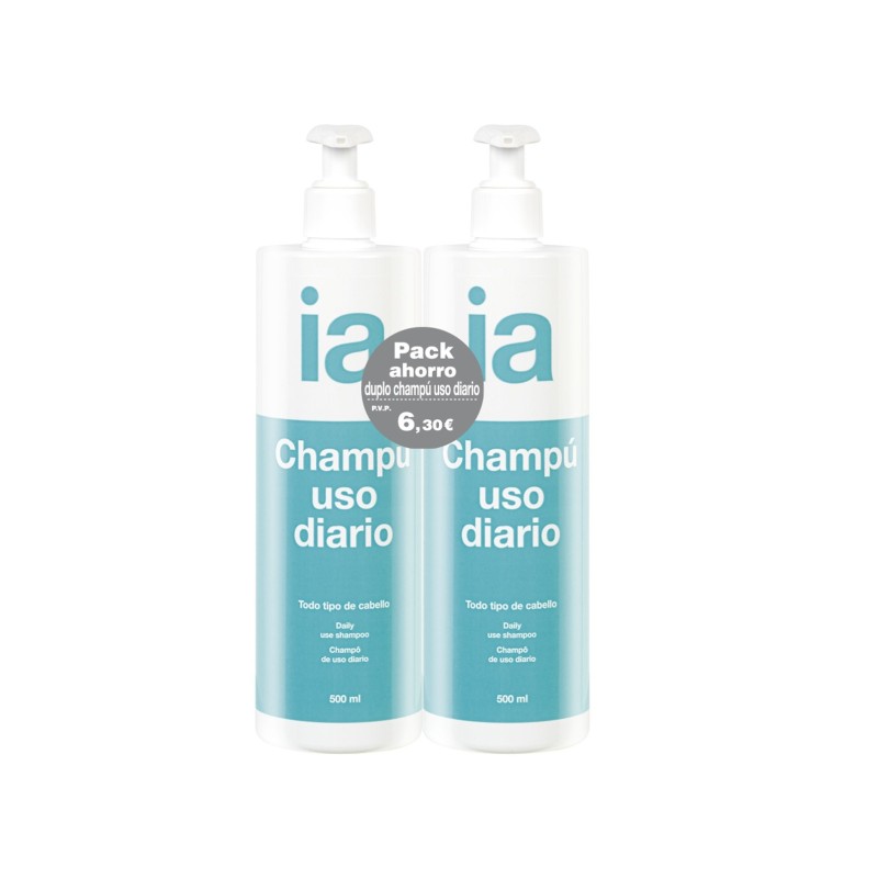 Interapothek Pack Duplo Champú Uso Diario 500Ml