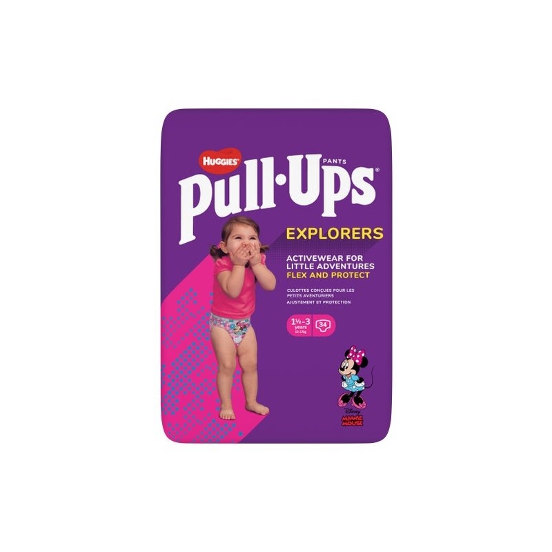 Pañal Pants Huggies Pull-Ups Niña Talla 5 34U