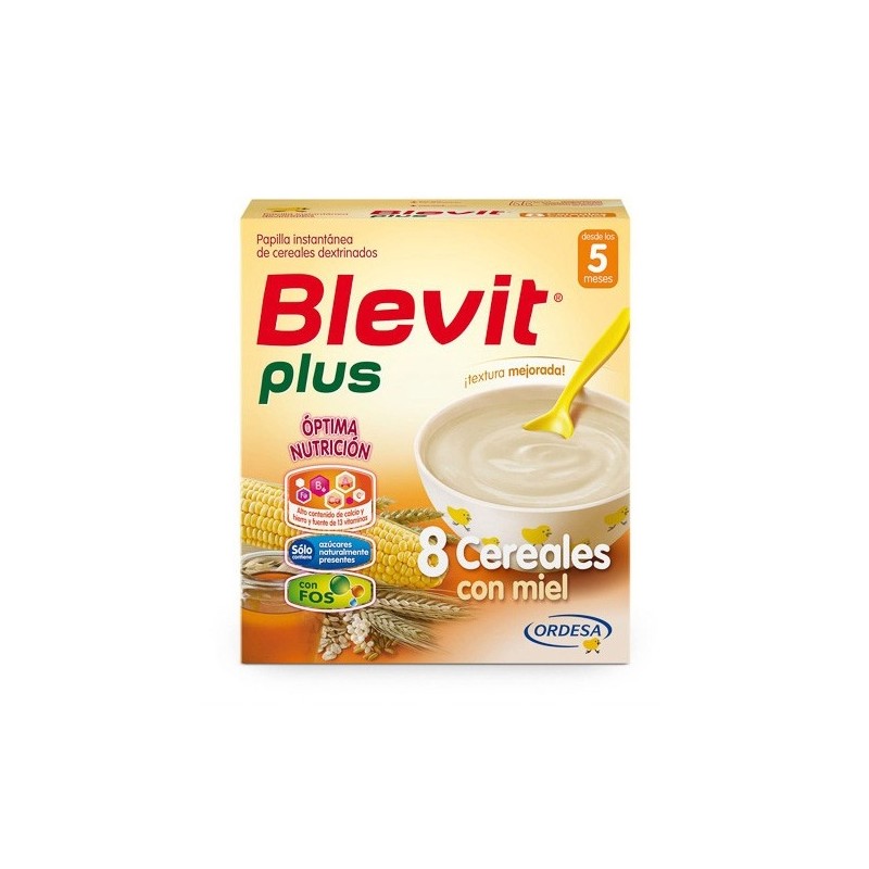 Blevit Plus 8 Cereales Con Miel 600G