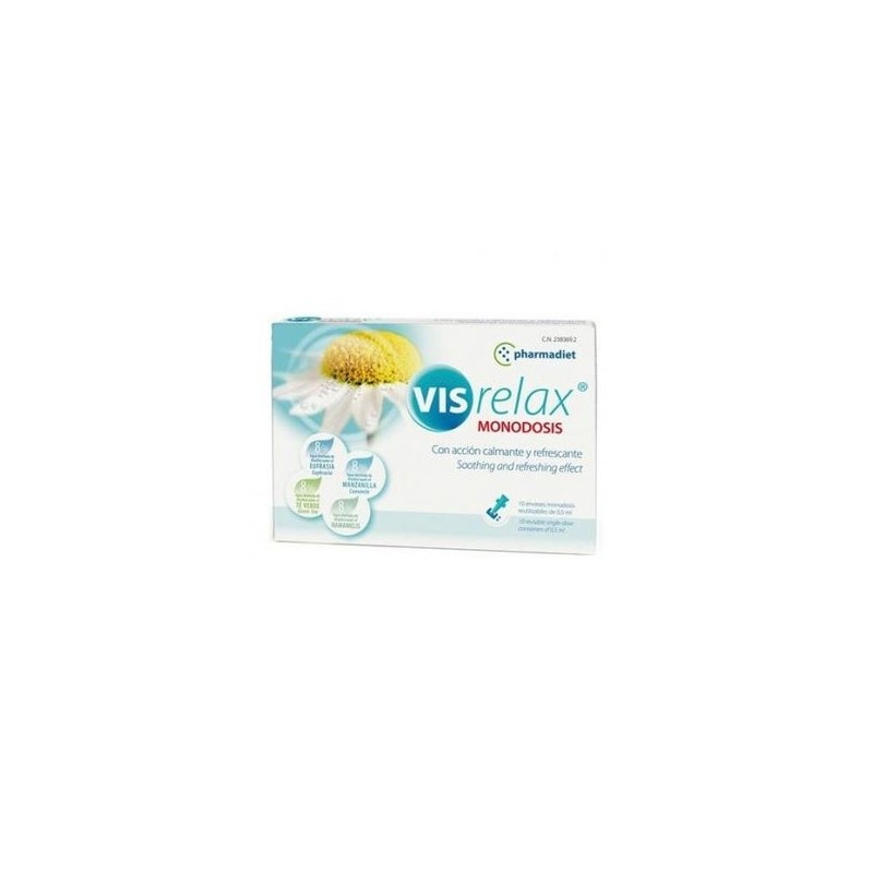 Pharmadiet Vis Relax Masterdiet 10 Monodosis X 0,5 Ml