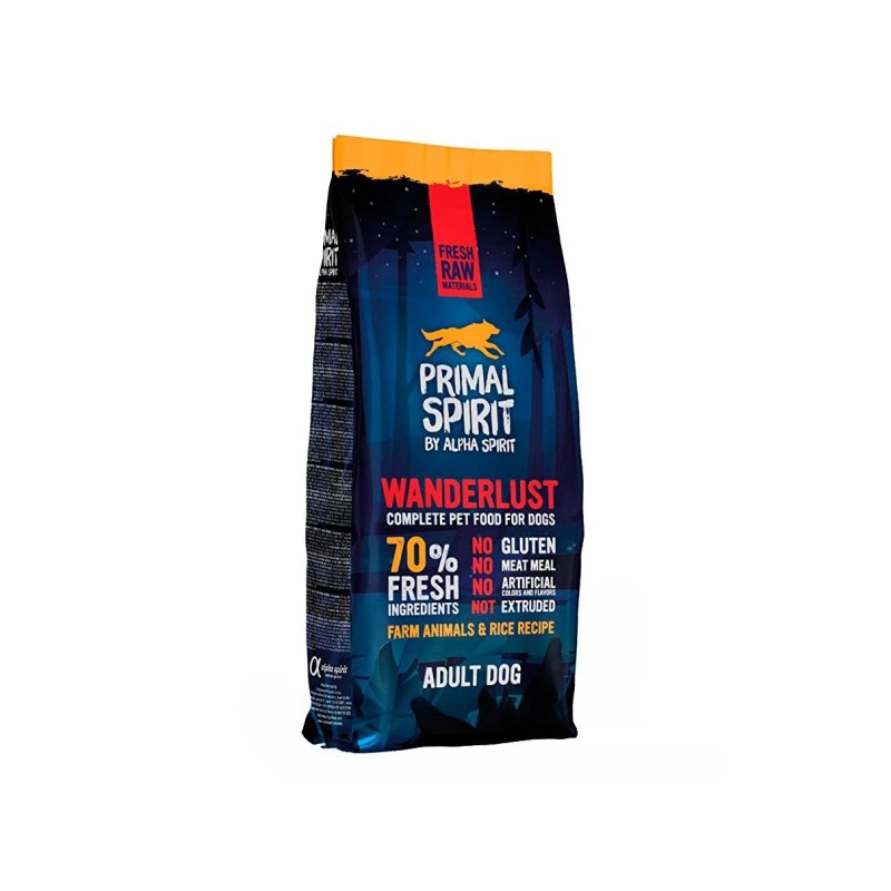 Primal Spirit 70% Wanderlust Pienso Para Perros