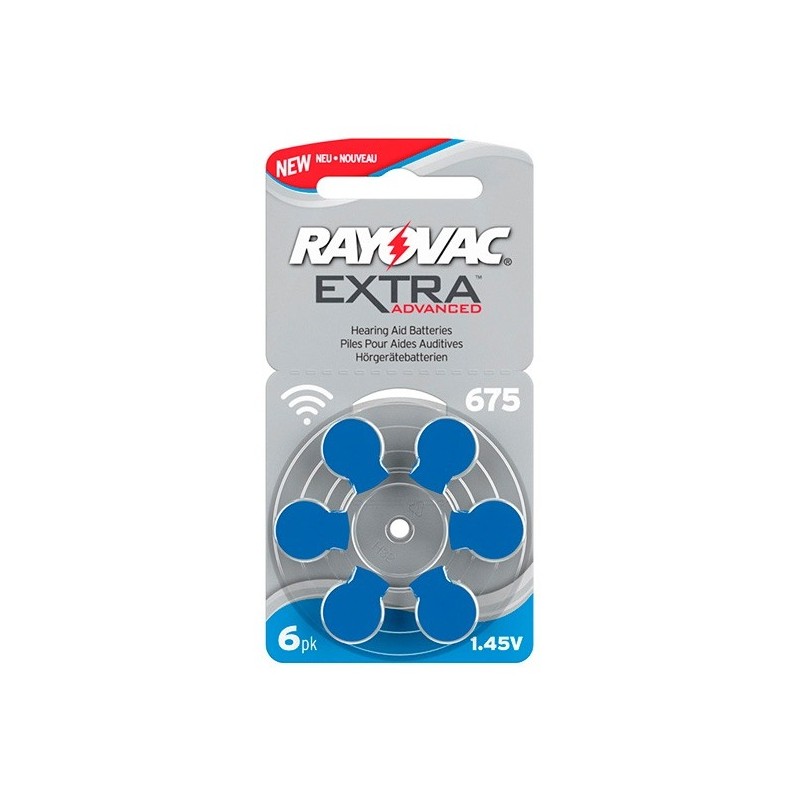 Pilas Audifono Rayovac  Ext 675 Azul 6 U