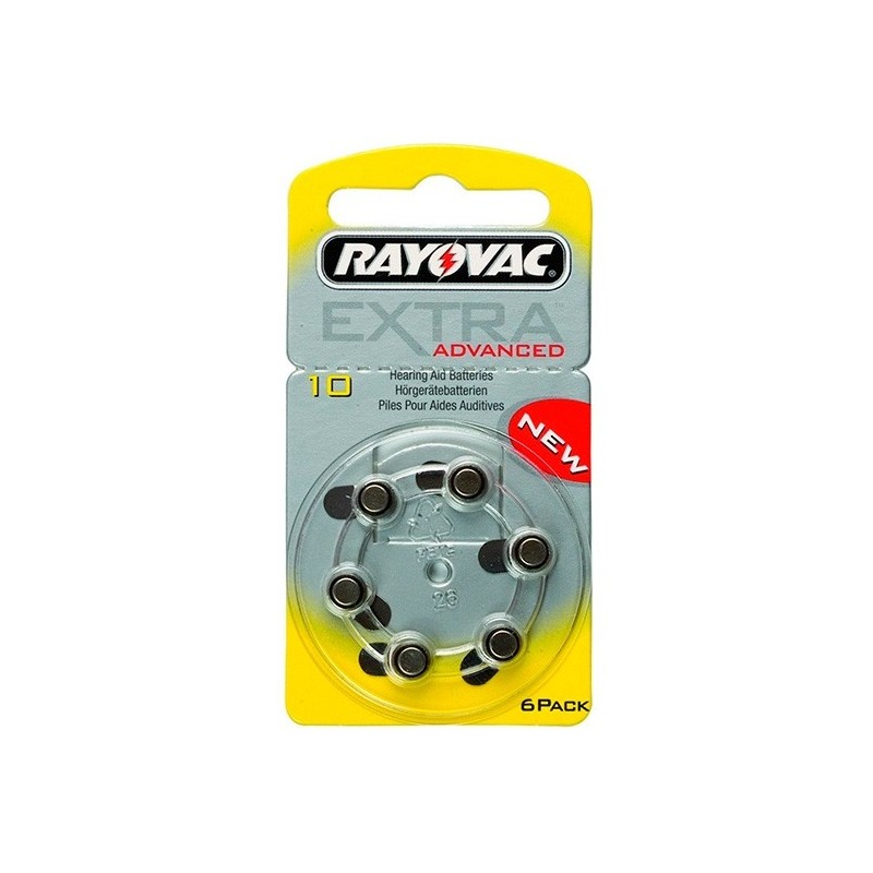 Pilas Audifono Rayovac  Ext 10 Amarilla