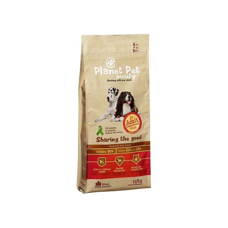 Planet Pet Large Pollo Y Arroz 15Kg