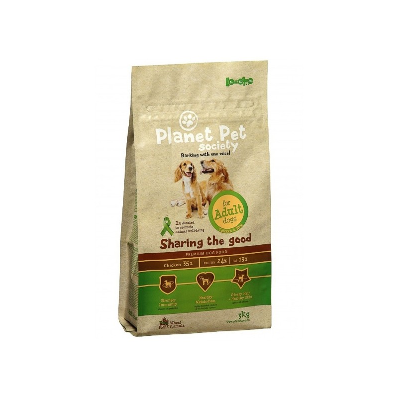 Planet Pet Adulto Pollo Y Arroz 3Kg