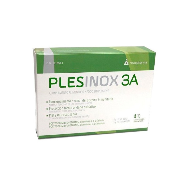 Plesinox 3 A 30 Cápsulas