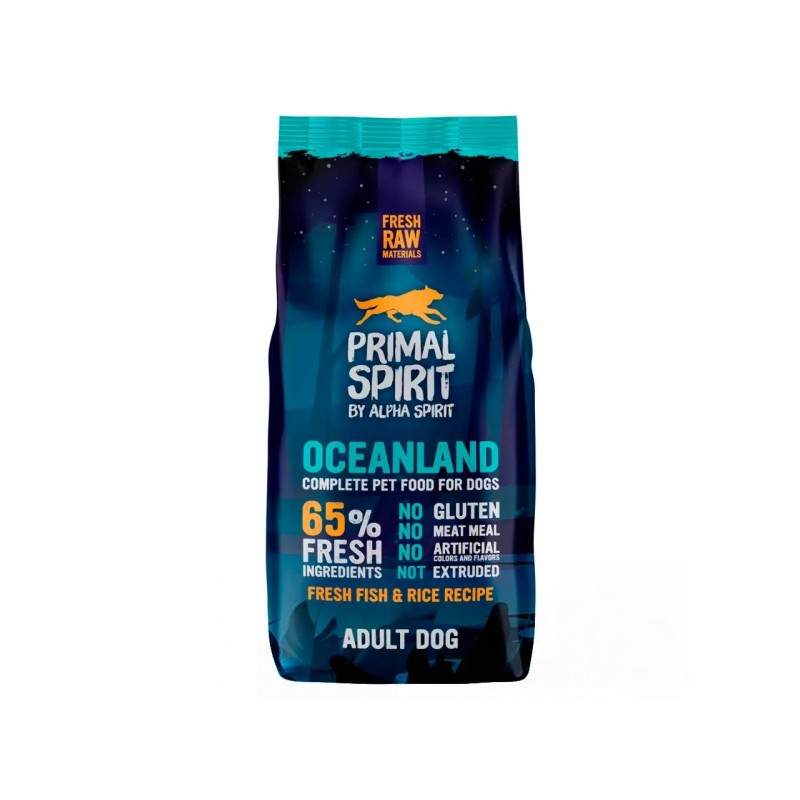 Primal Spirit 65% Oceanland  Dog 12Kg