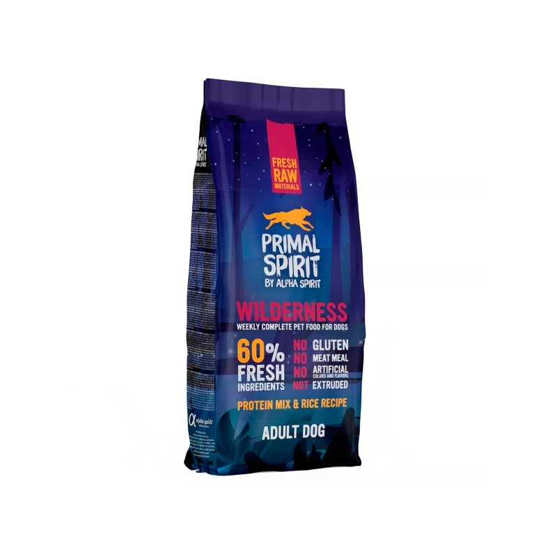 Primal Spirit 60% Wilderness  Dog 1Kg