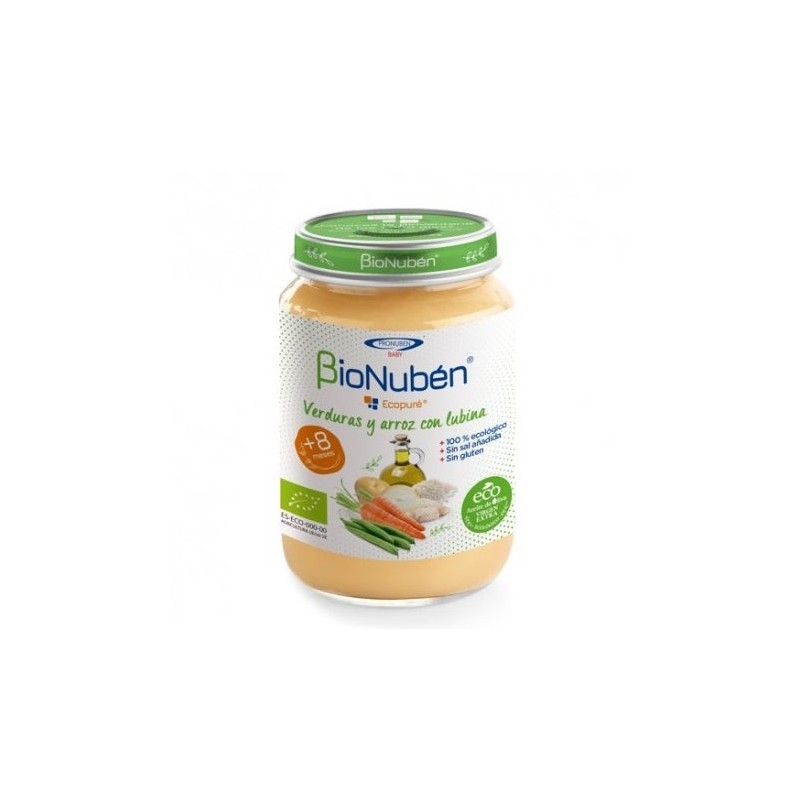 Bionuben Ecopuré Verdura/Arroz/Lubina 250G