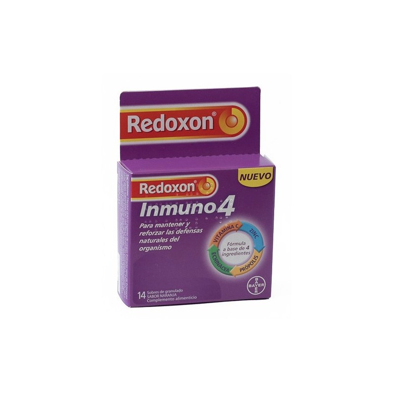 Redoxon Inmuno 4 Sabor Naranja 14 Sobres