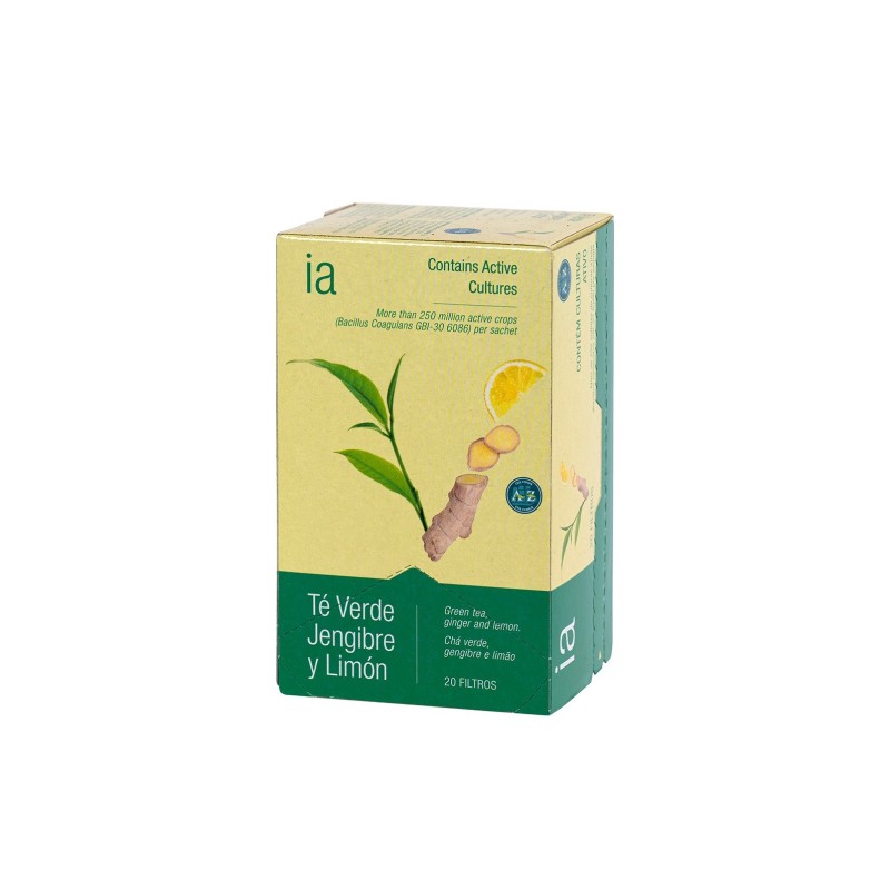 Interapothek Té Verde Con Jengibre Infusión 20 Unidades