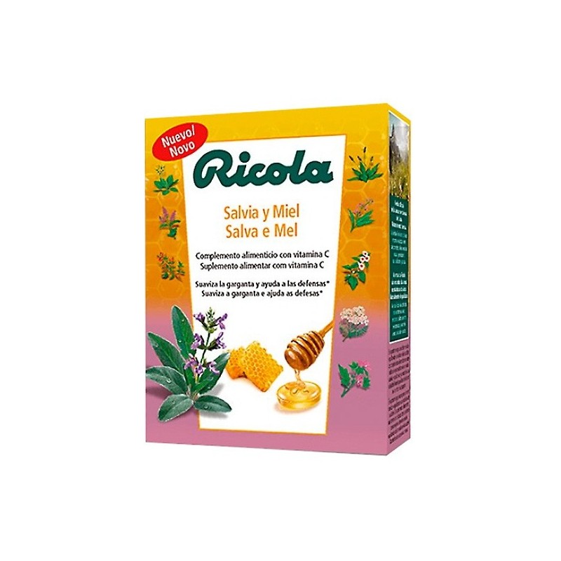 Ricola Caramelos Salvia Y Miel 50G