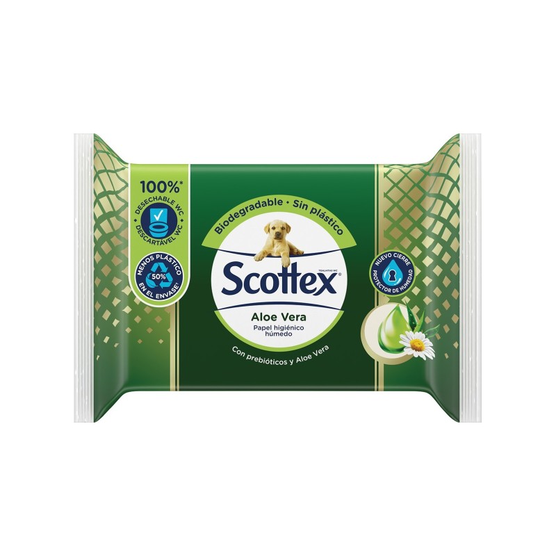 Scottec Toallitas Aloe Vera Wc 66U