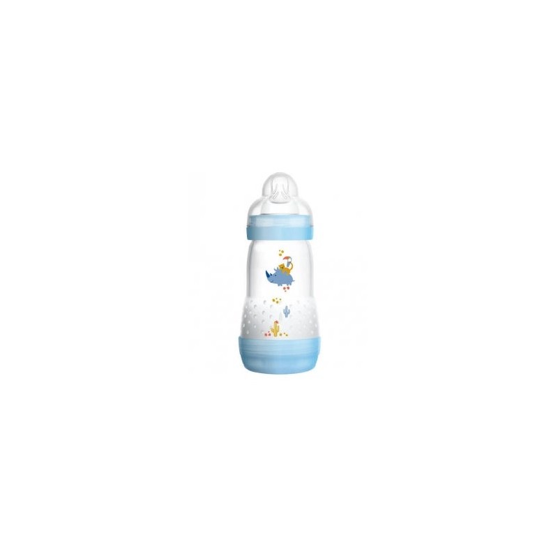 Man Baby Biberon Anticolico Azul 260Ml