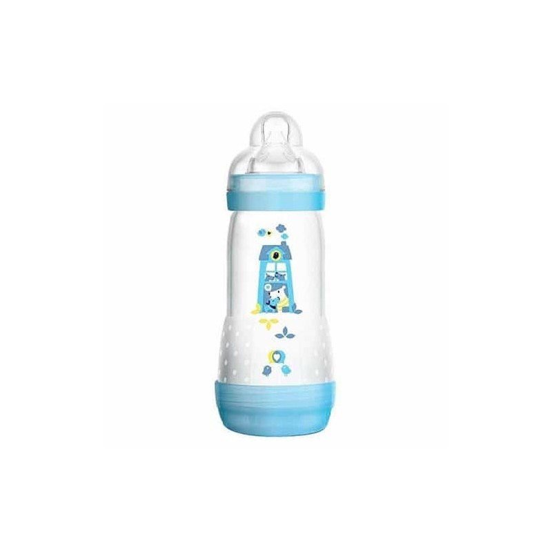 Man Baby Biberon Anticolico Azul 320Ml