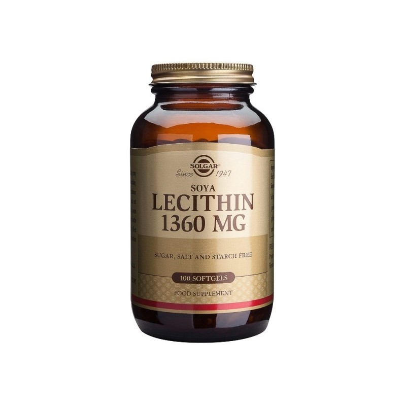 Solgar Lecitina 1360Mg 100 Cápsulas