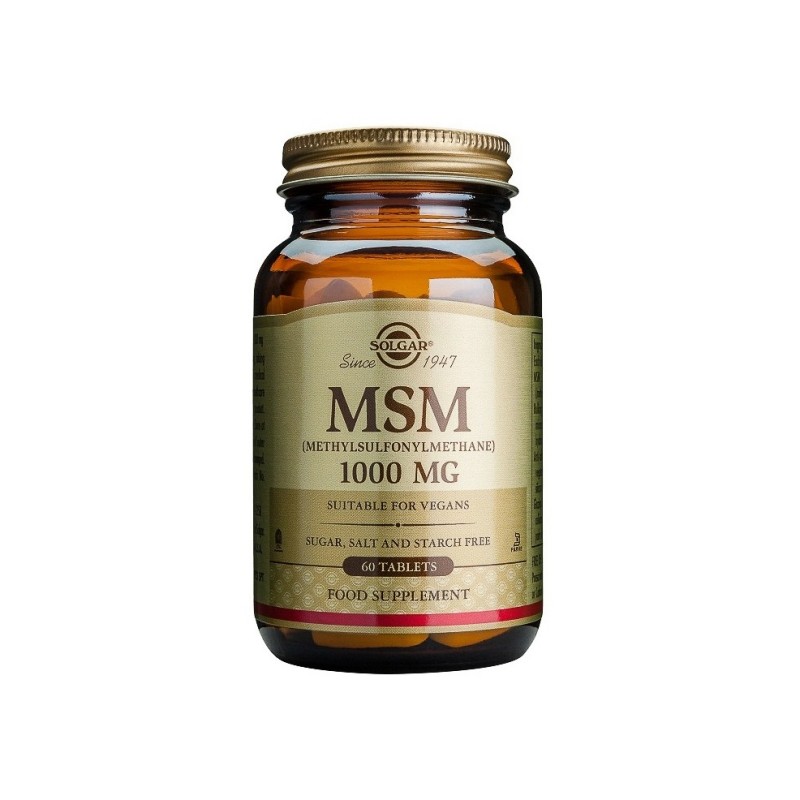 Solgar Msm 1000Mg 60 Comprimidos