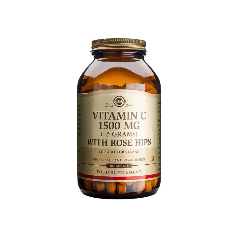 Solgar Rose Hips Vit C 1500Mg 90 Comprimidos