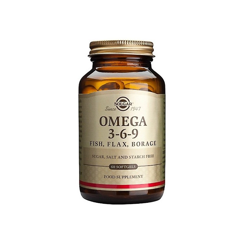 Solgar Omega 3 6 9 60 Cápsulas