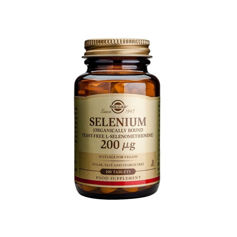 Solgar Selenio 200Mg 50 Comprimidos