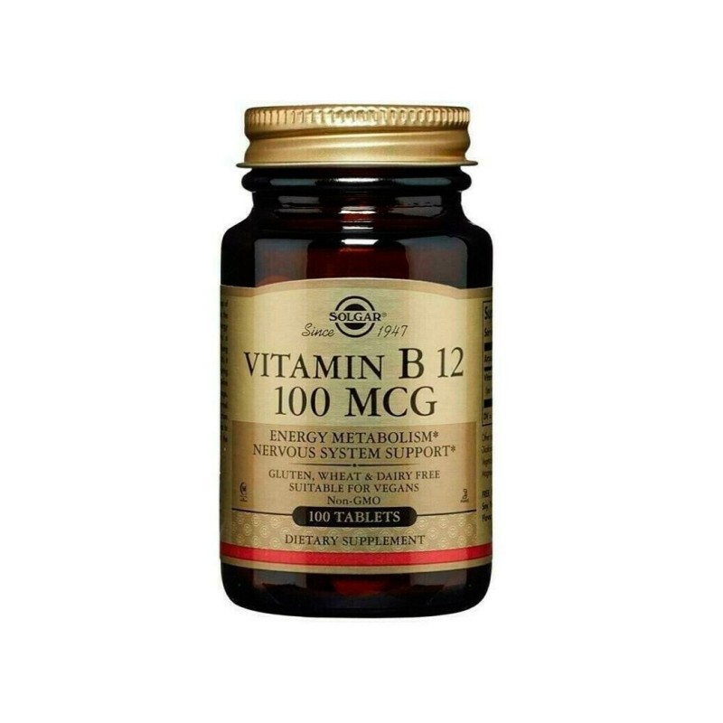 Solgar Vitamina B12 100Mg 100 Comprimidos