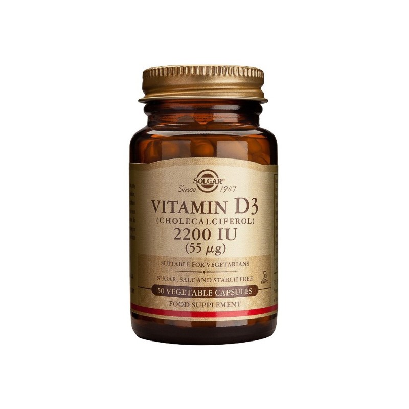 Solgar Vitamina D3 2200Ui 100Caps 55Mg