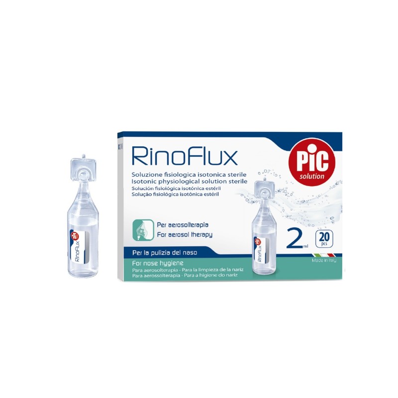 Rinoflux Solución Fisiológica 2Ml X 20Uds